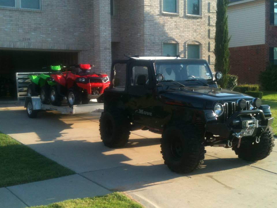 ATV and jeep