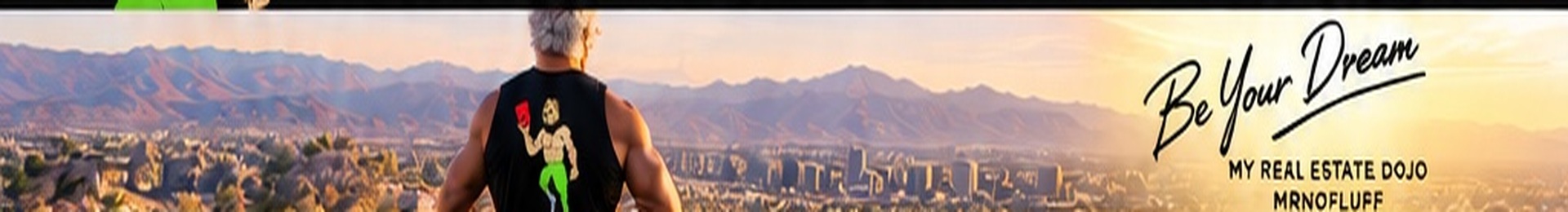 Sunset landscape from the approved homepage design