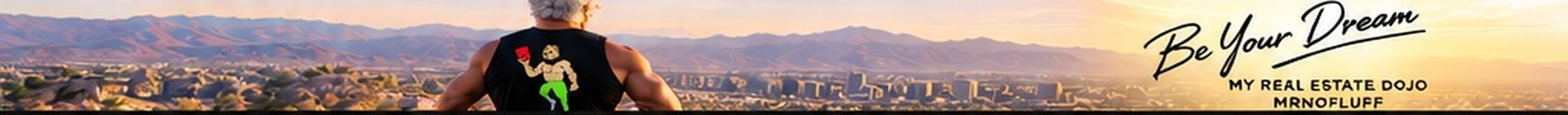 Sunset landscape from the approved homepage design