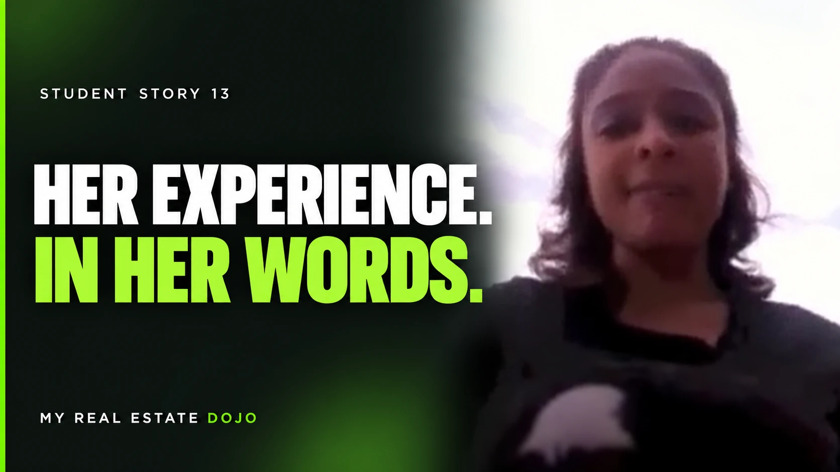 Student story 13: Student story 13